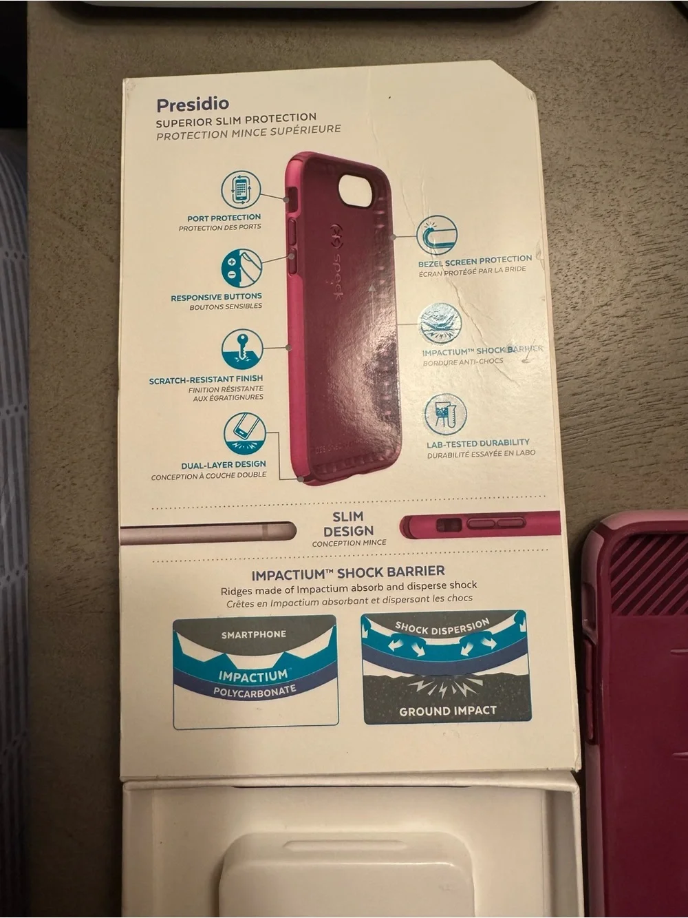 Speck CandyShell Grip Pink iPhone Case – Includes Original Packaging